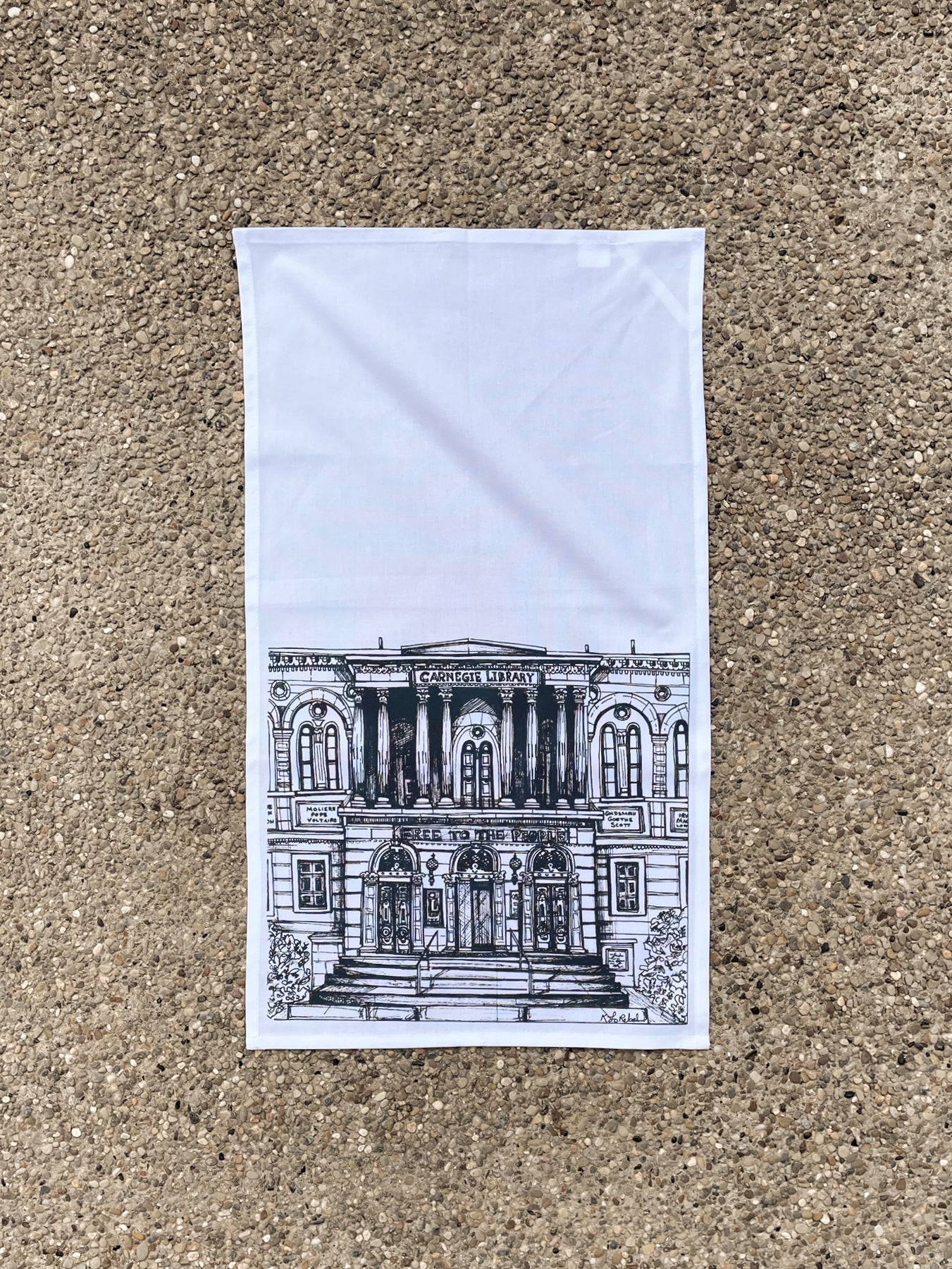 Carnegie Library Towel