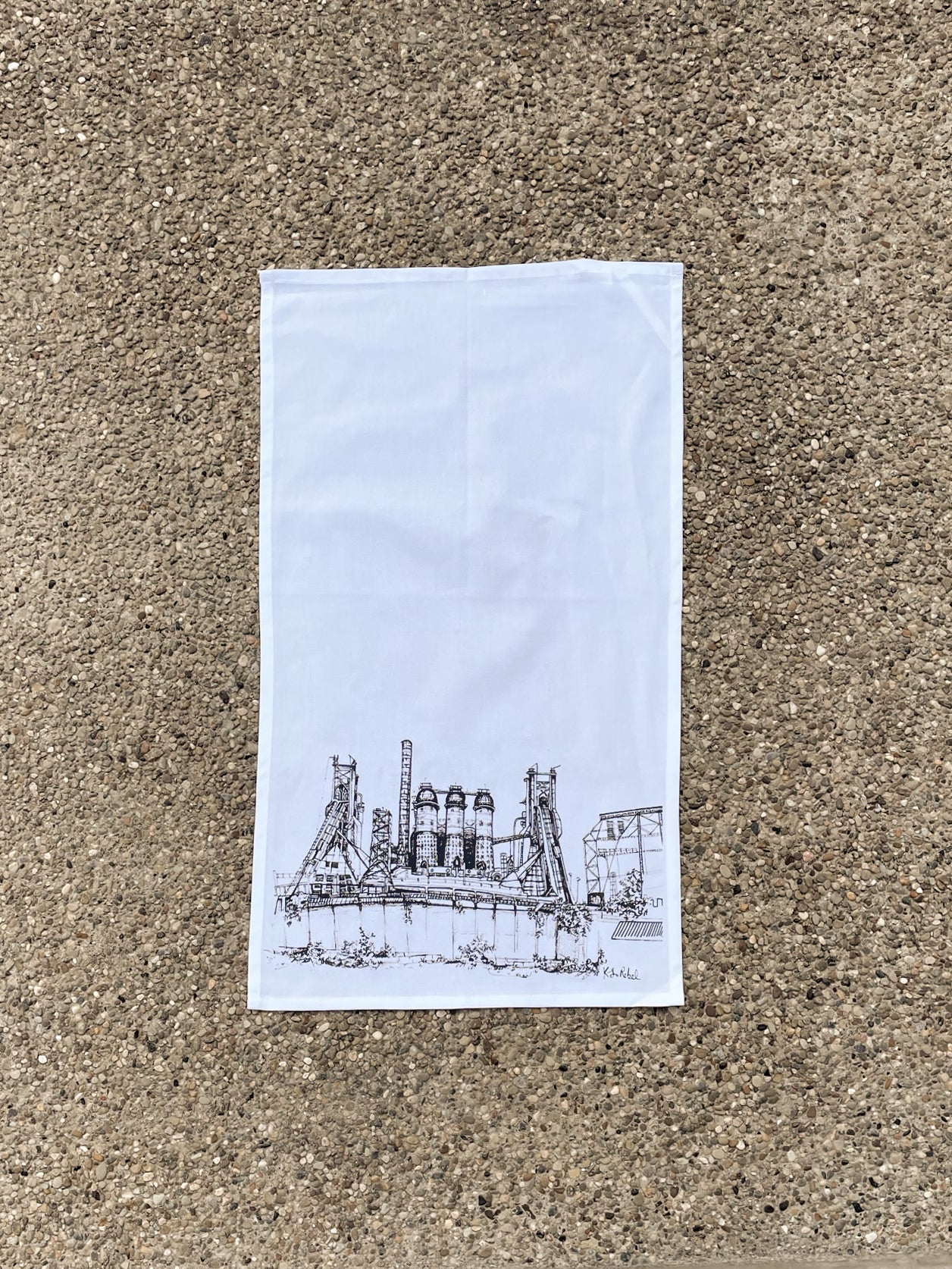 Carrie Furnace Towel