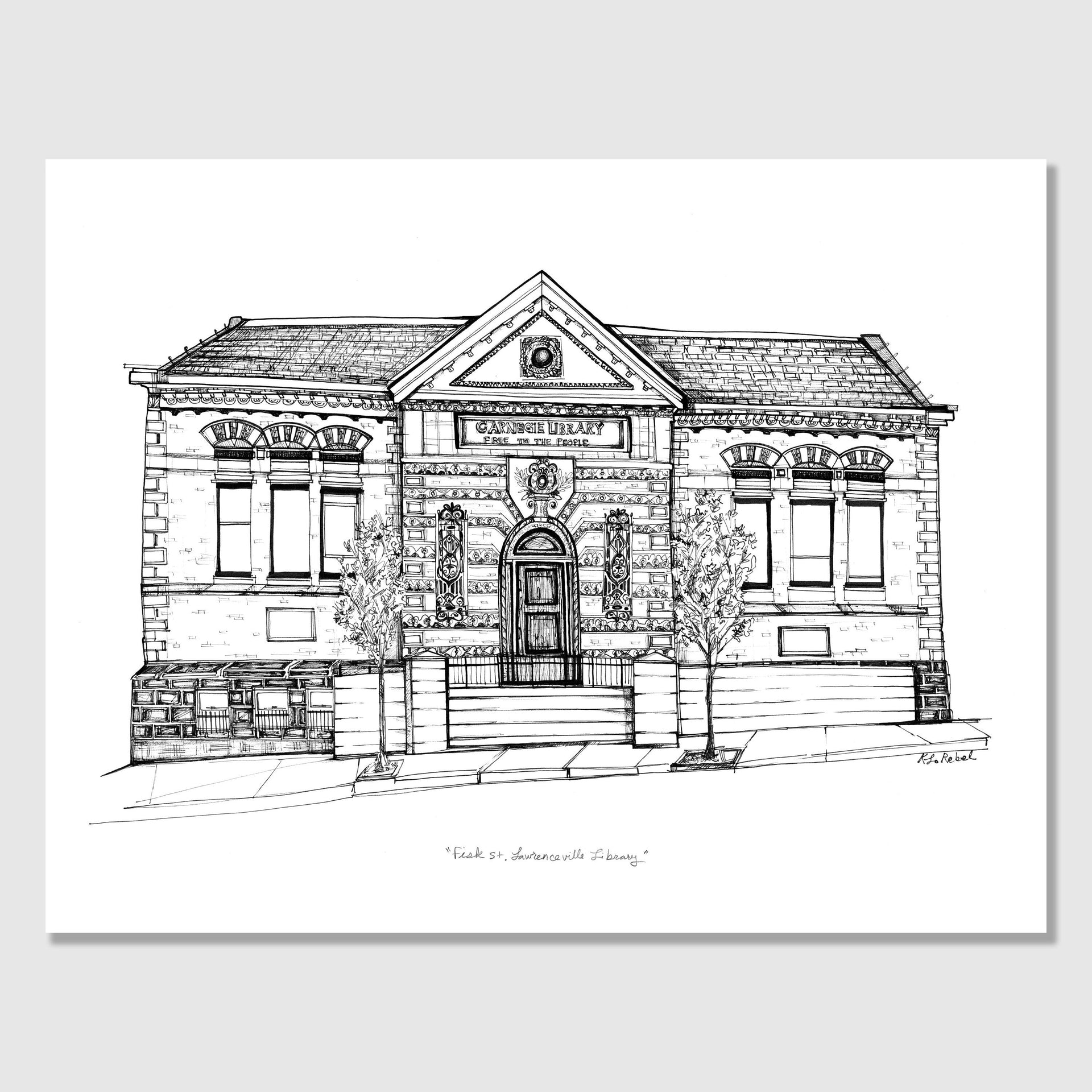 Fisk St. Lawrenceville | Art Print