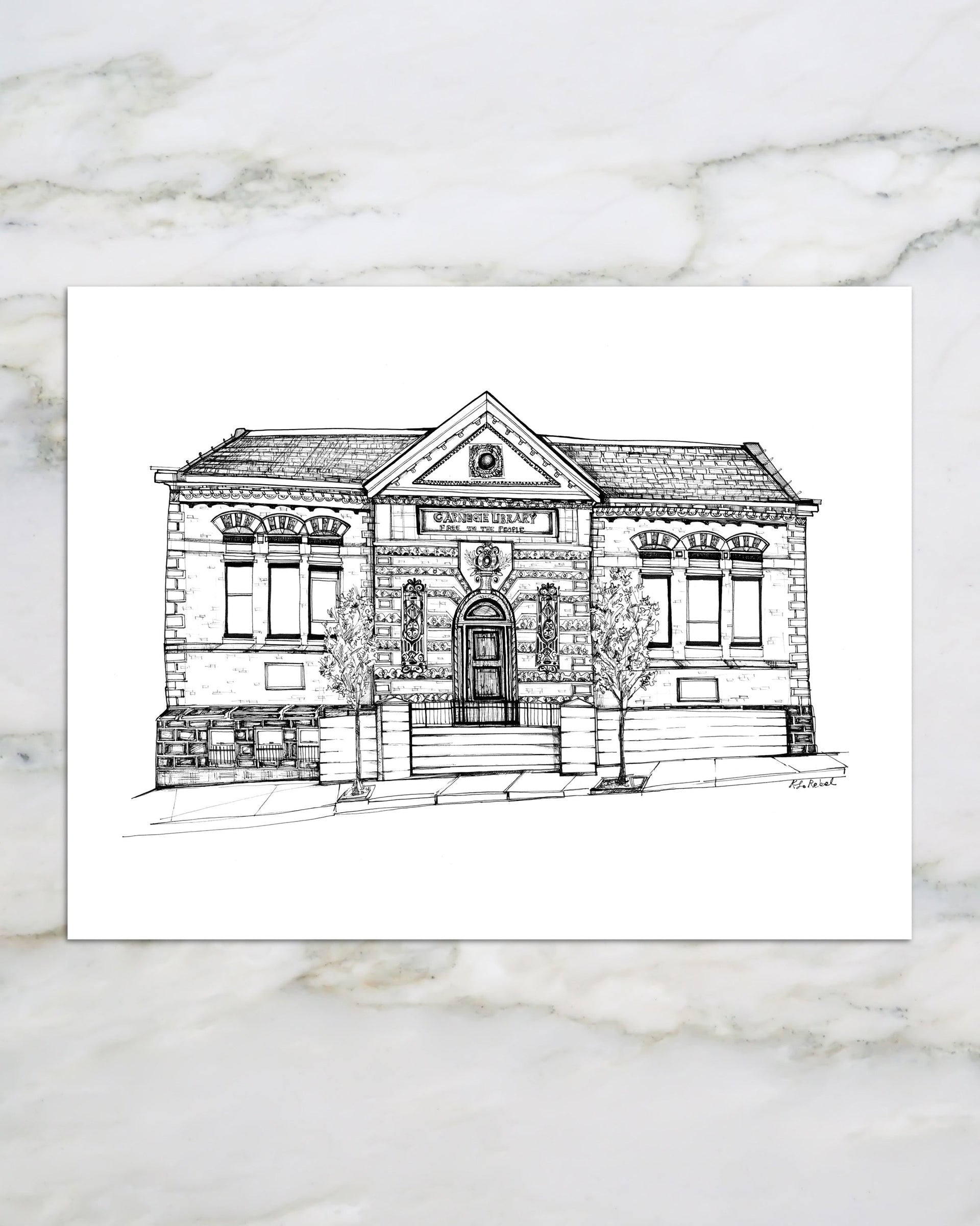 Fisk St. Lawrenceville | Art Print