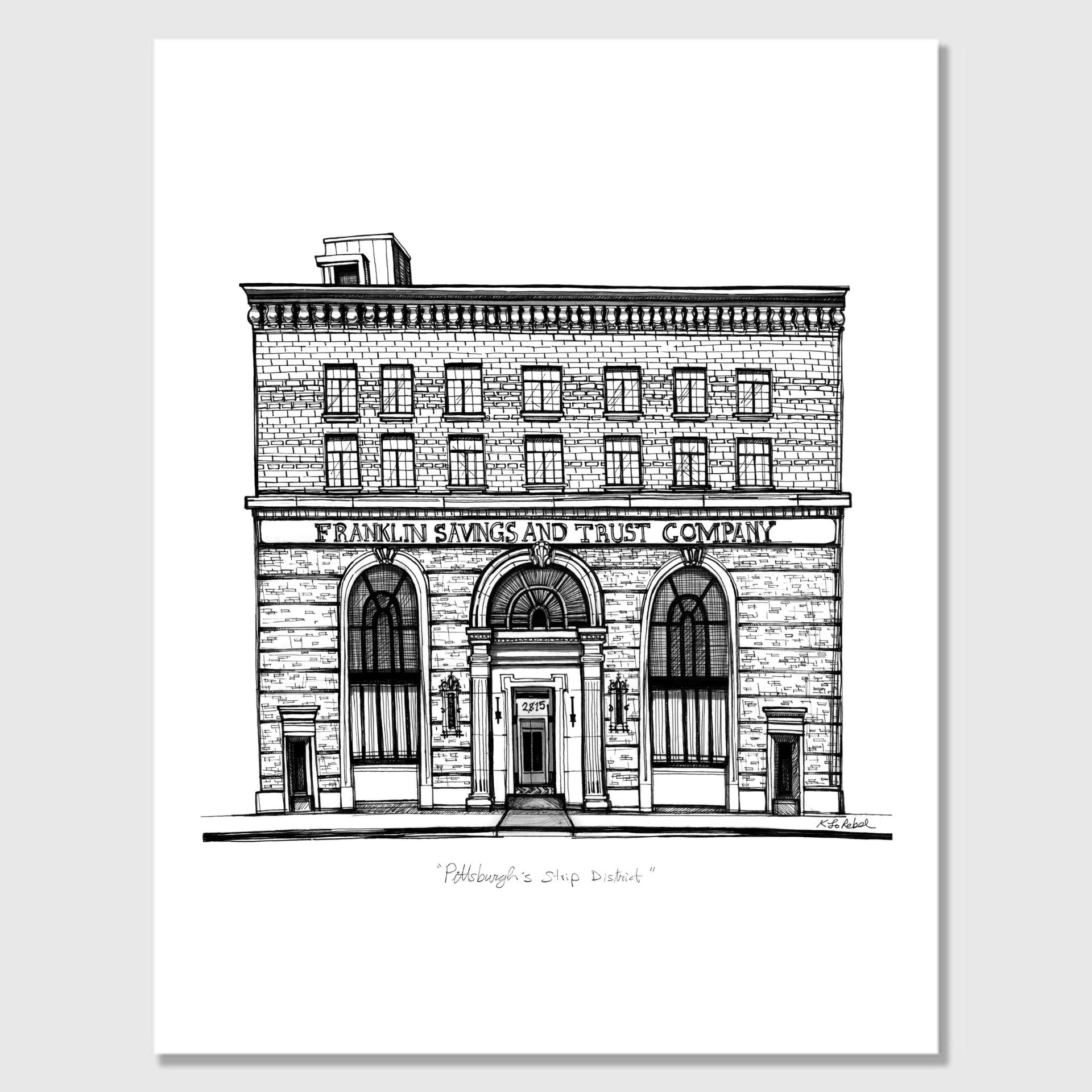 Franklin on Penn | Art Print