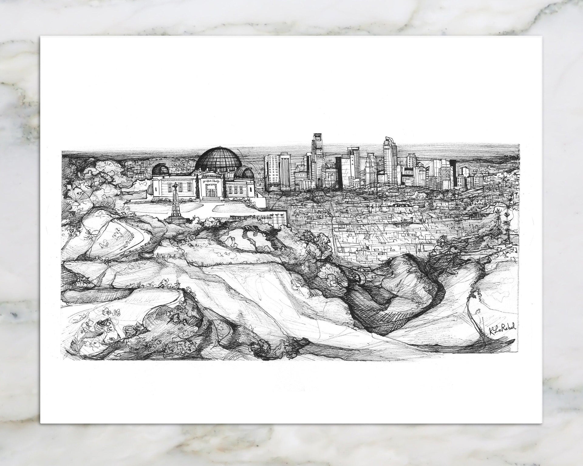 Griffith Observatory - Los Angeles | Art Print