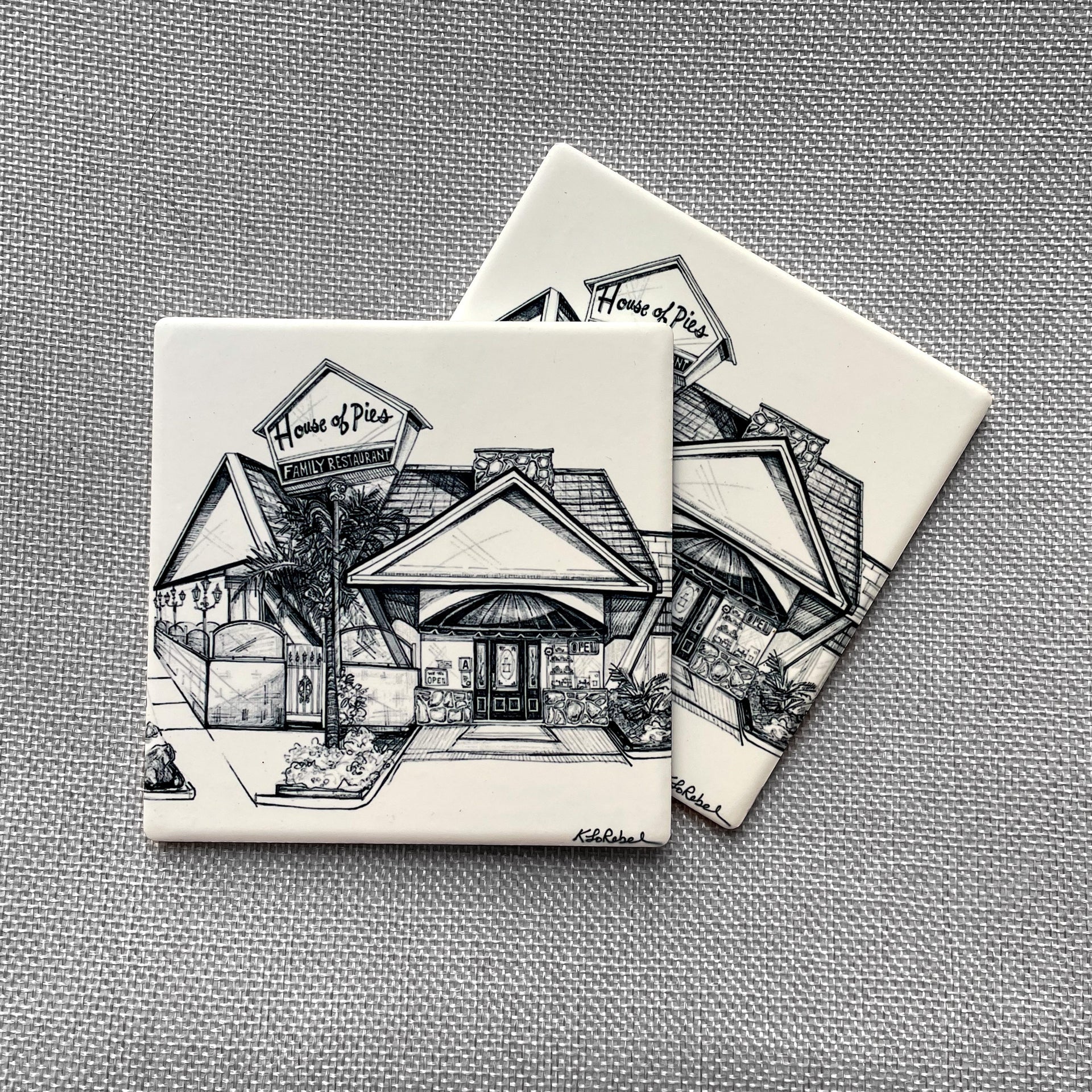 House of Pies - Los Angeles - Coaster Set