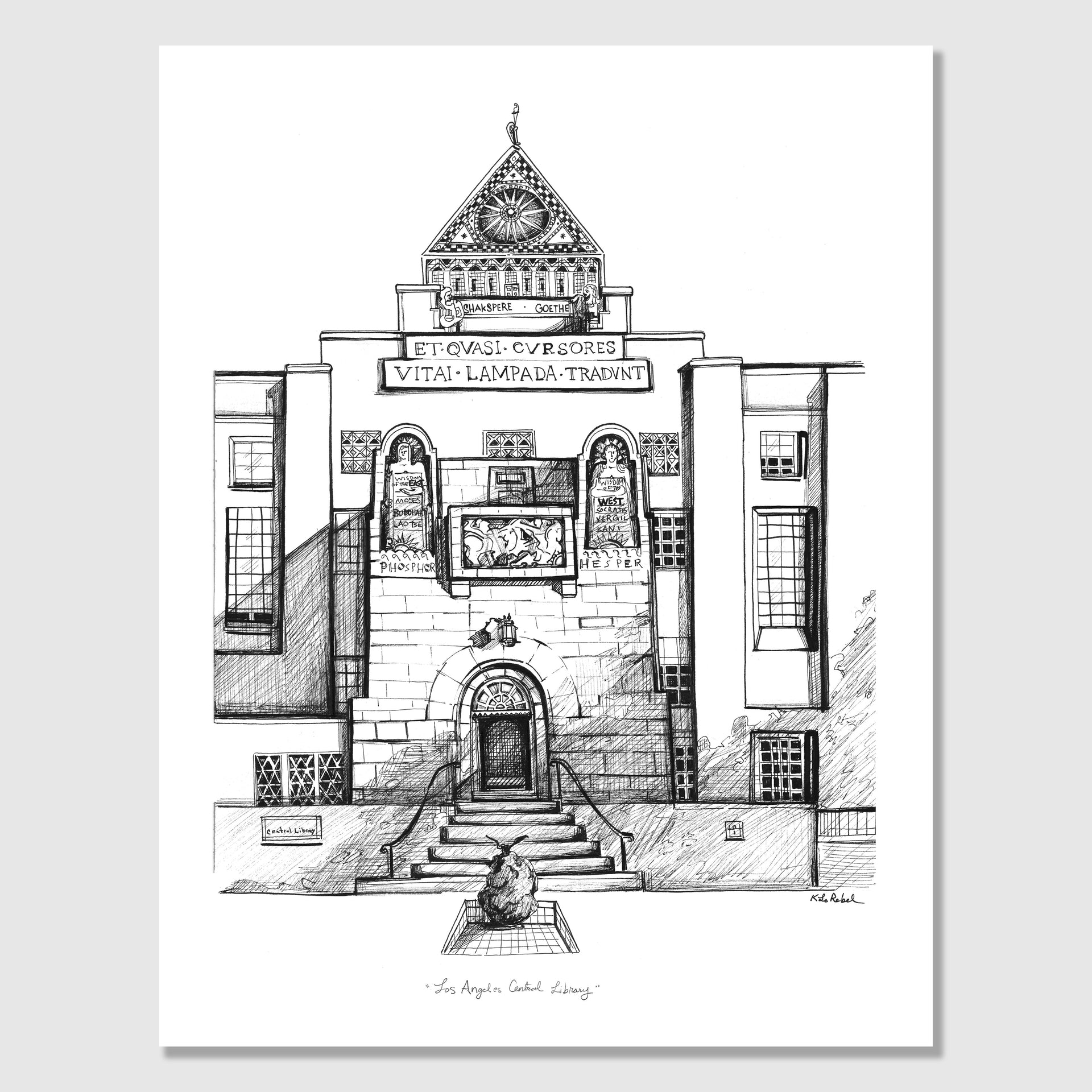 Los Angeles Central Library | Art Print