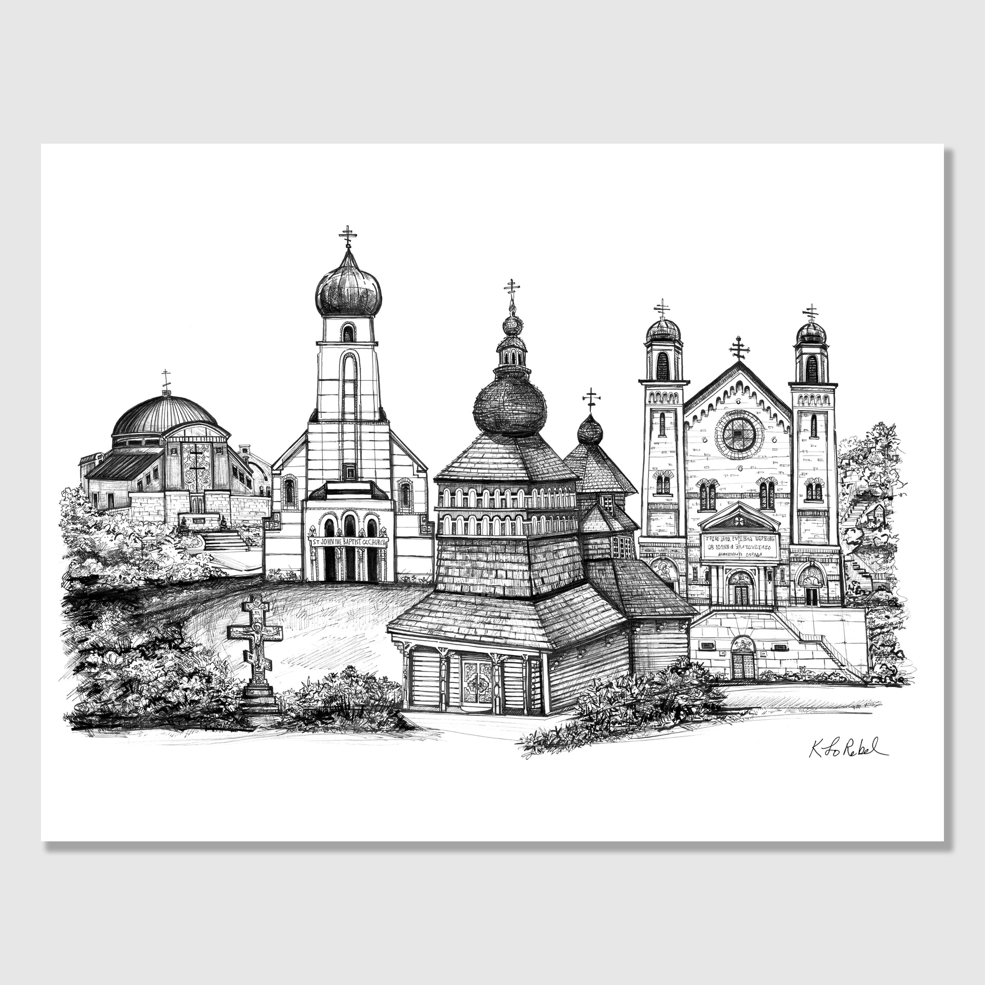 Byzantine Architecture | Art Print