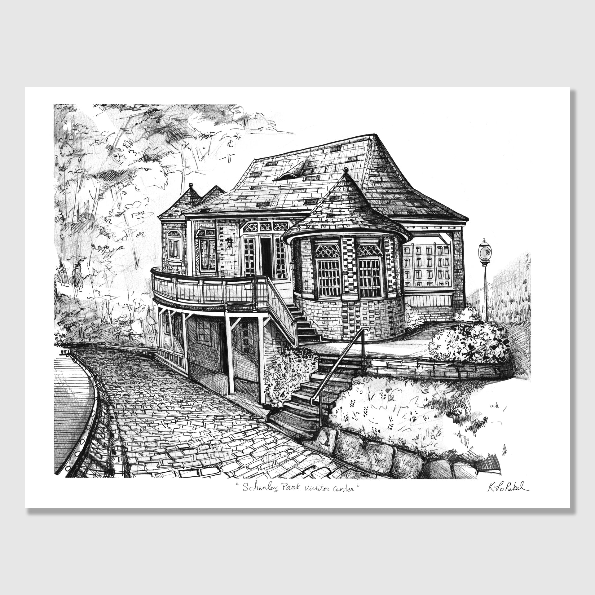 Schenley Park Visitor Center | Art Print