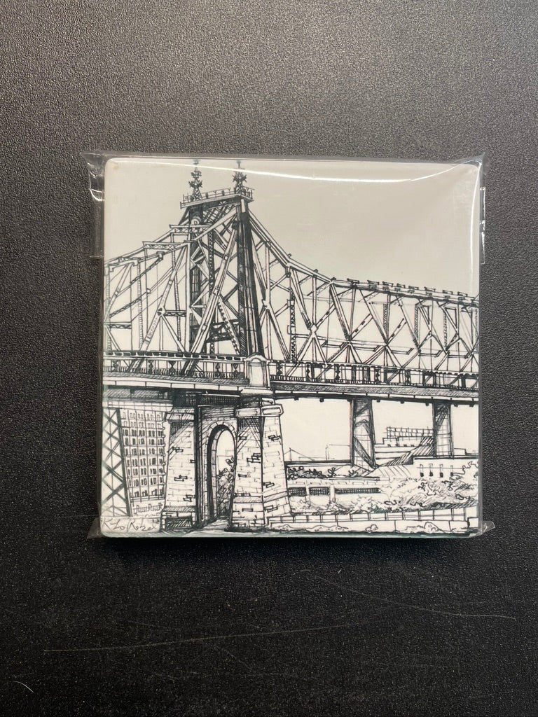 Queensboro Bridge - NYC - Coaster Set