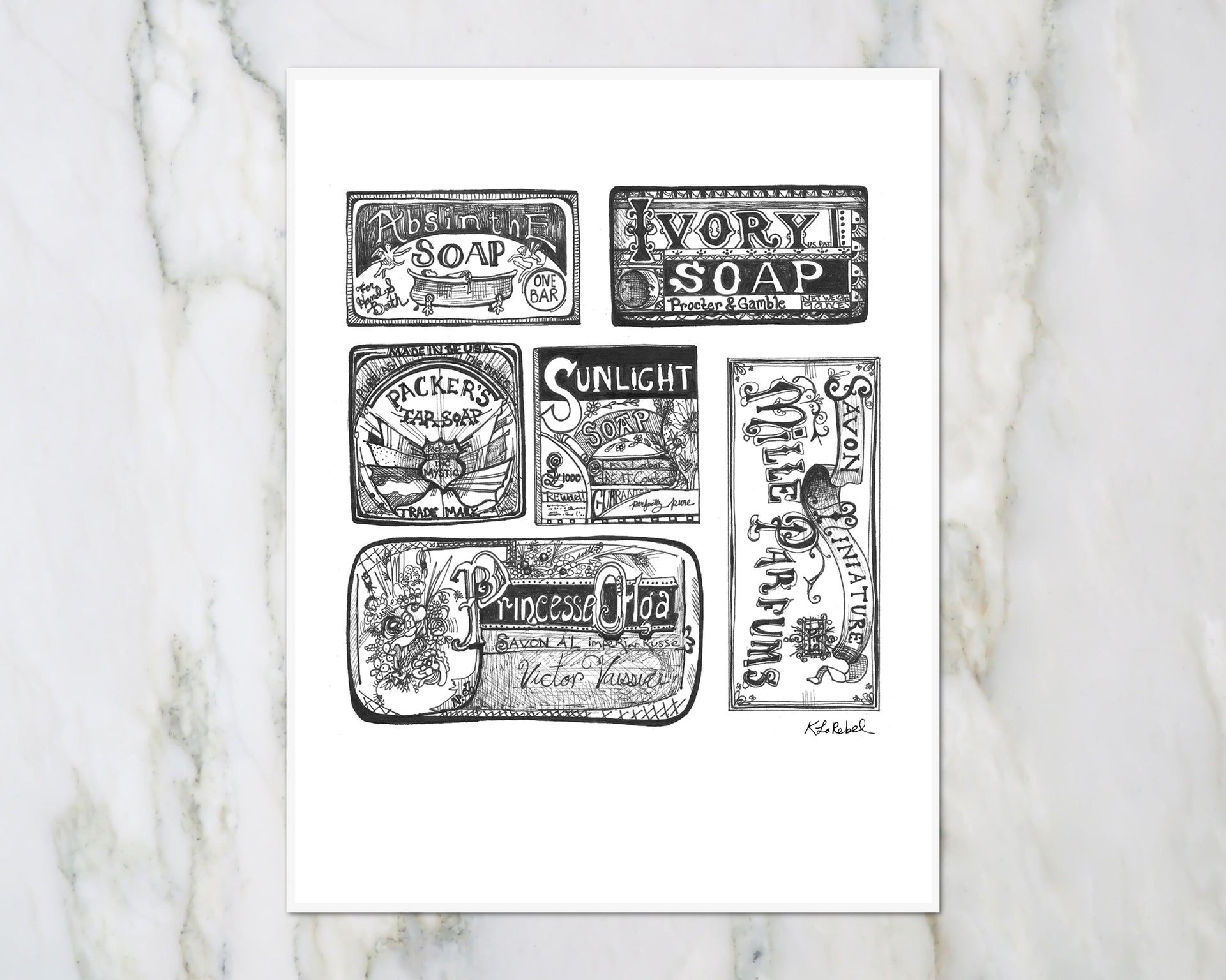 Soap Tins | Art Print