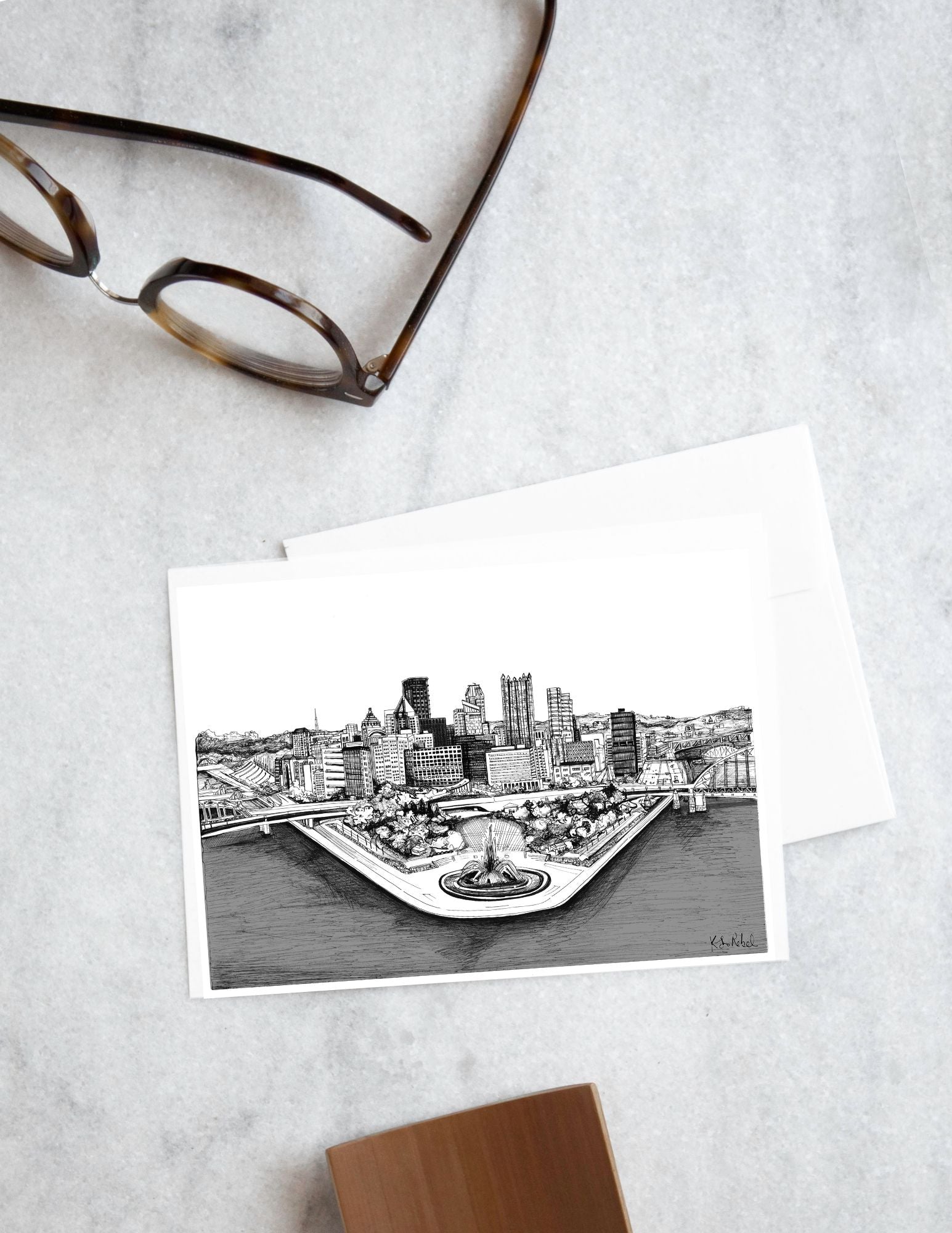 Notecard 12 Pack - Pittsburgh Views