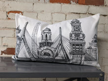 Load image into Gallery viewer, Boston Landmarks Statement Pillow
