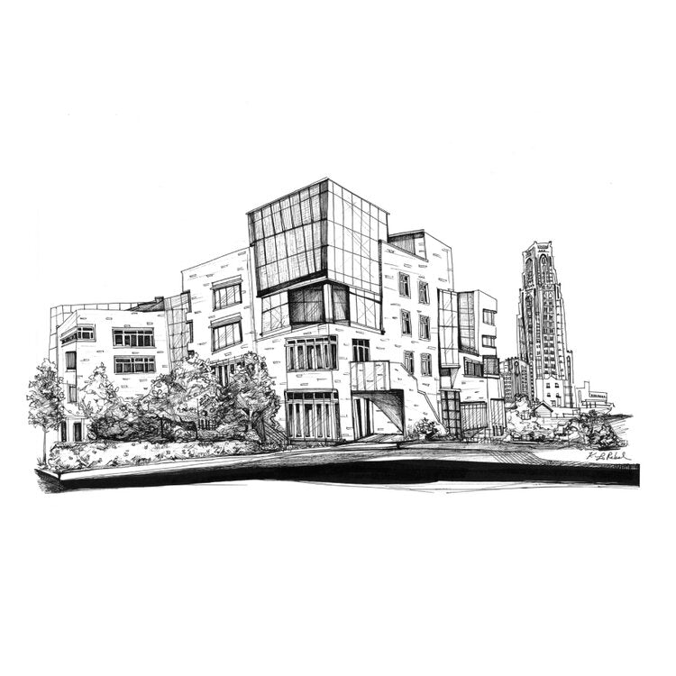 Tepper School of Business, Carnegie Mellon University | Art Print