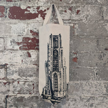 Load image into Gallery viewer, Cathedral of Learning Wine Tote - Natural
