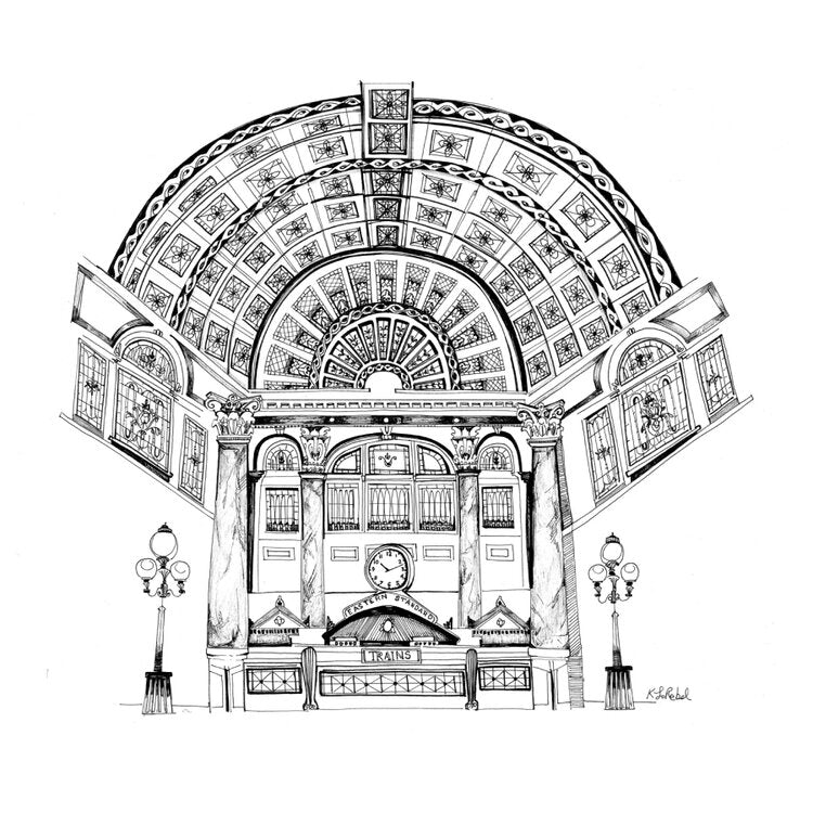 Grand Concourse, Station Square | Art Print