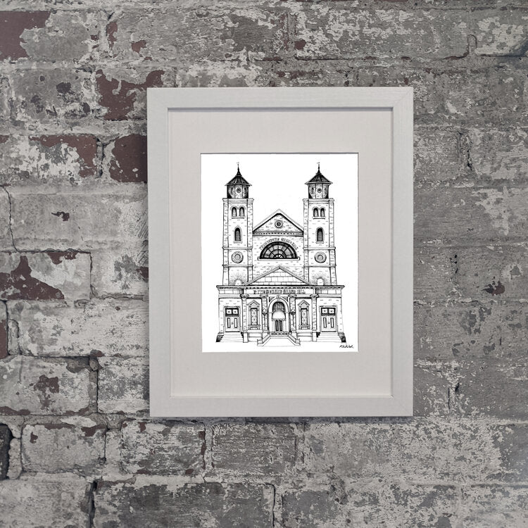 Priory Hotel, North Side | Art Print