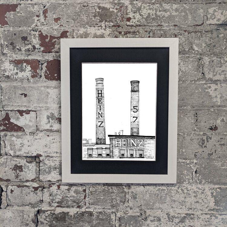 Heinz Smoke Stacks, North Side | Art Print