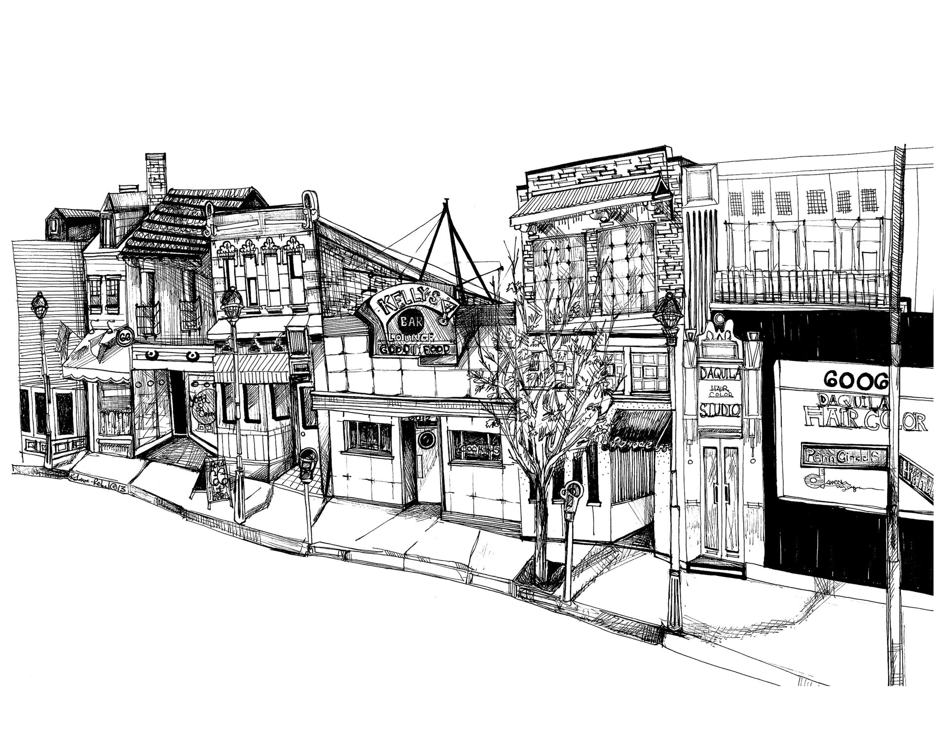 Kelly's Bar, East Liberty | Art Print