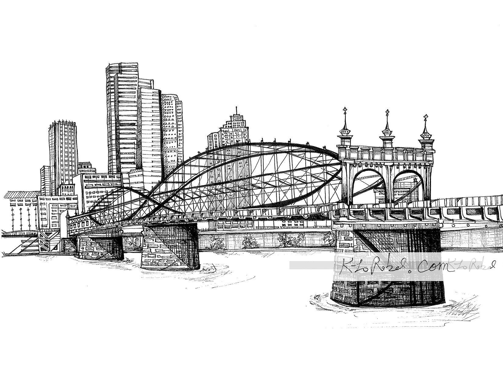 Smithfield Street Bridge | Art Print