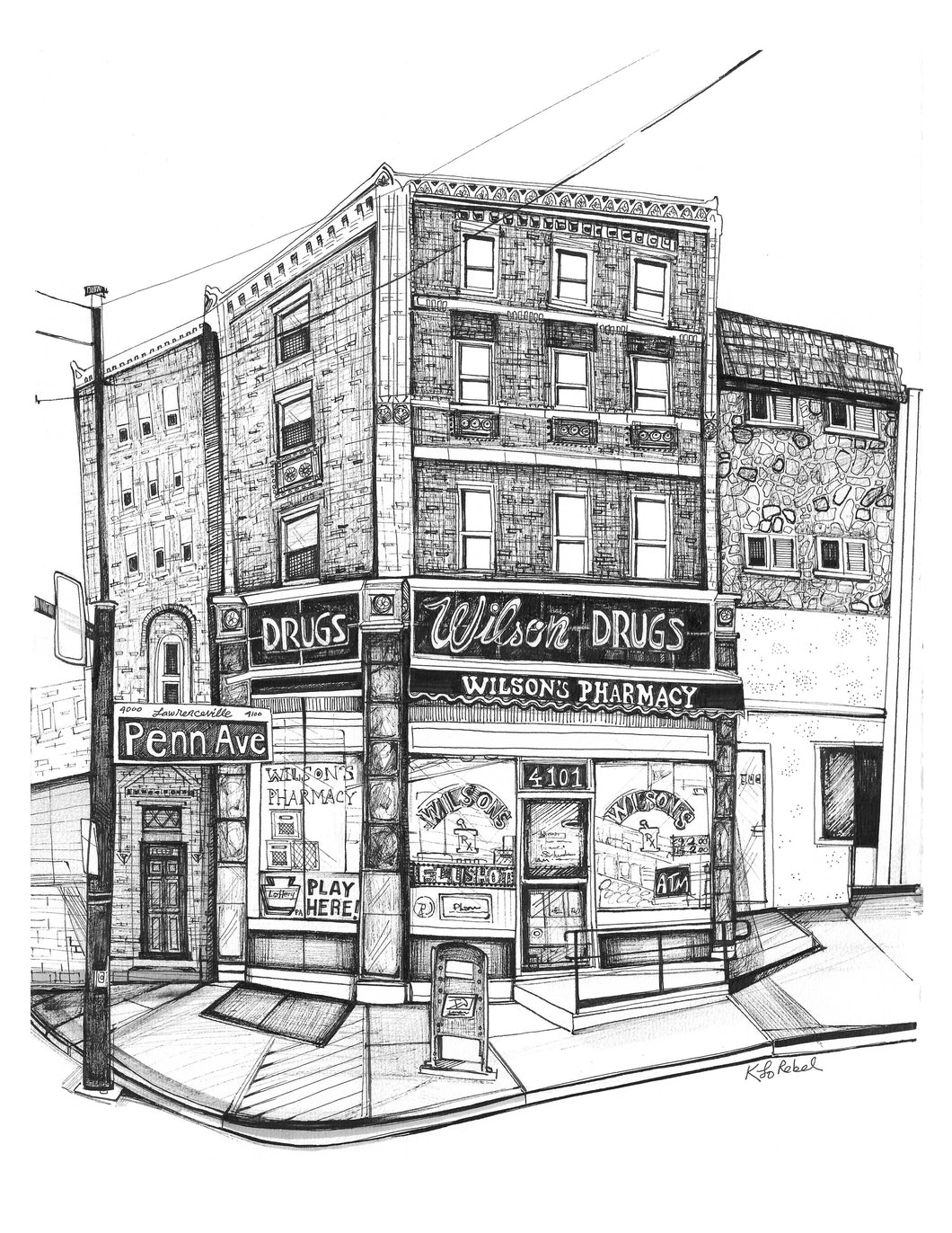 Wilson's Drugs | Limited Edition Art Print
