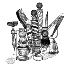 Load image into Gallery viewer, Barber Shop, Powder Room | Art Print
