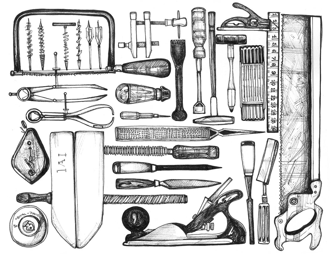 Carpenter's Tools | Art Print