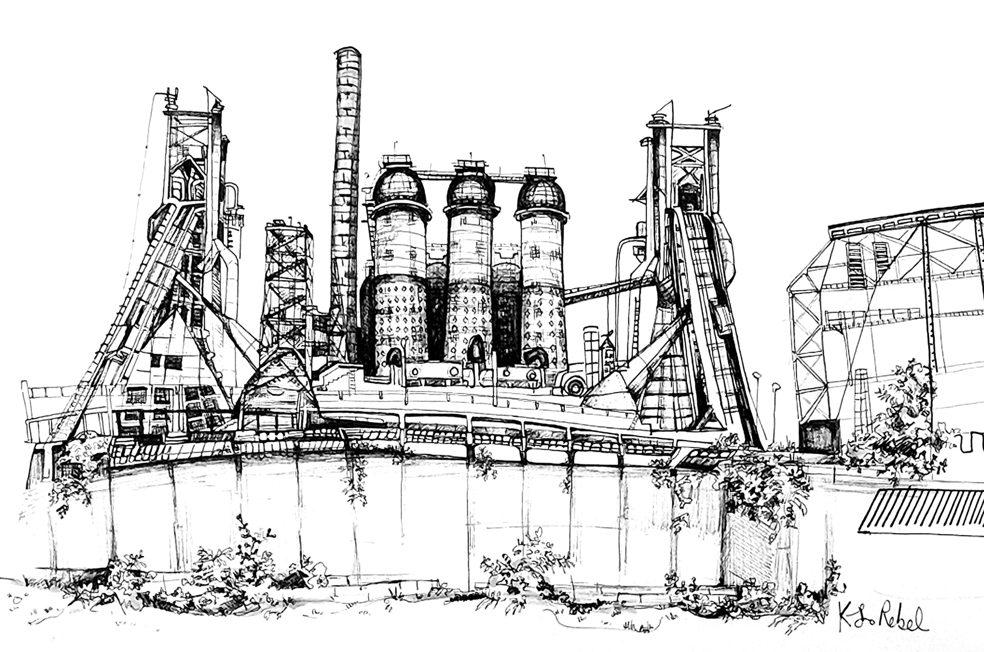 Carrie Furnace, Rankin PA | Art Print