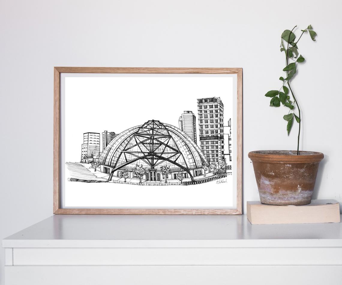 Civic Arena, Pittsburgh Sports | Art Print