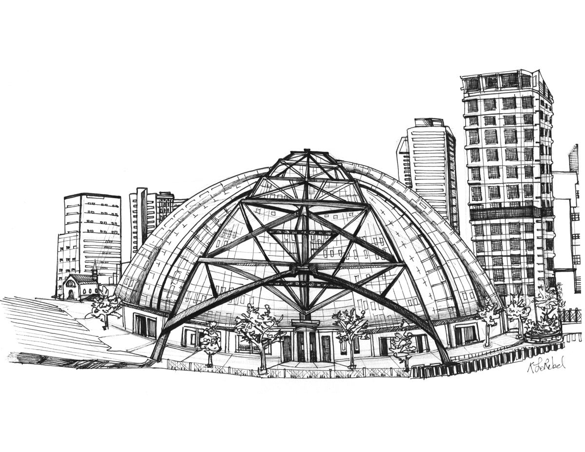 Civic Arena, Pittsburgh Sports | Art Print