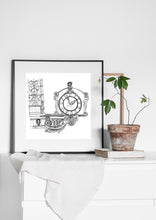 Load image into Gallery viewer, Kaufmann&#39;s Clock, Downtown | Art Print
