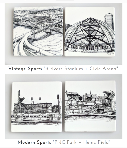 Sports Stadiums Coaster Sets - Options